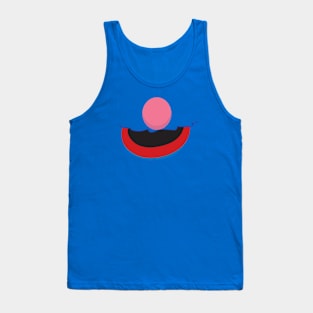 Smiling Blue Friend (for Face Mask) Tank Top